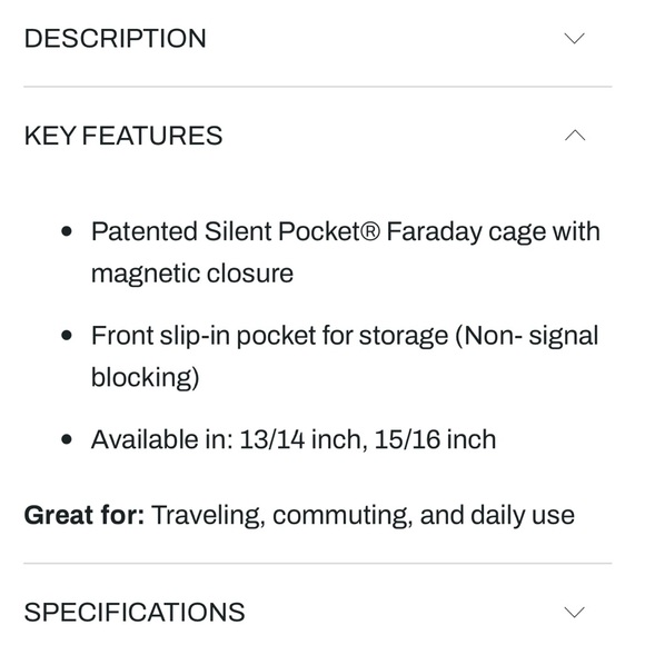 SLNT Leather Laptop Sleeve Block:WiFi,Bluetooth,GPS, RFID,NFC,Satellite,etc NEW! - Picture 11 of 12